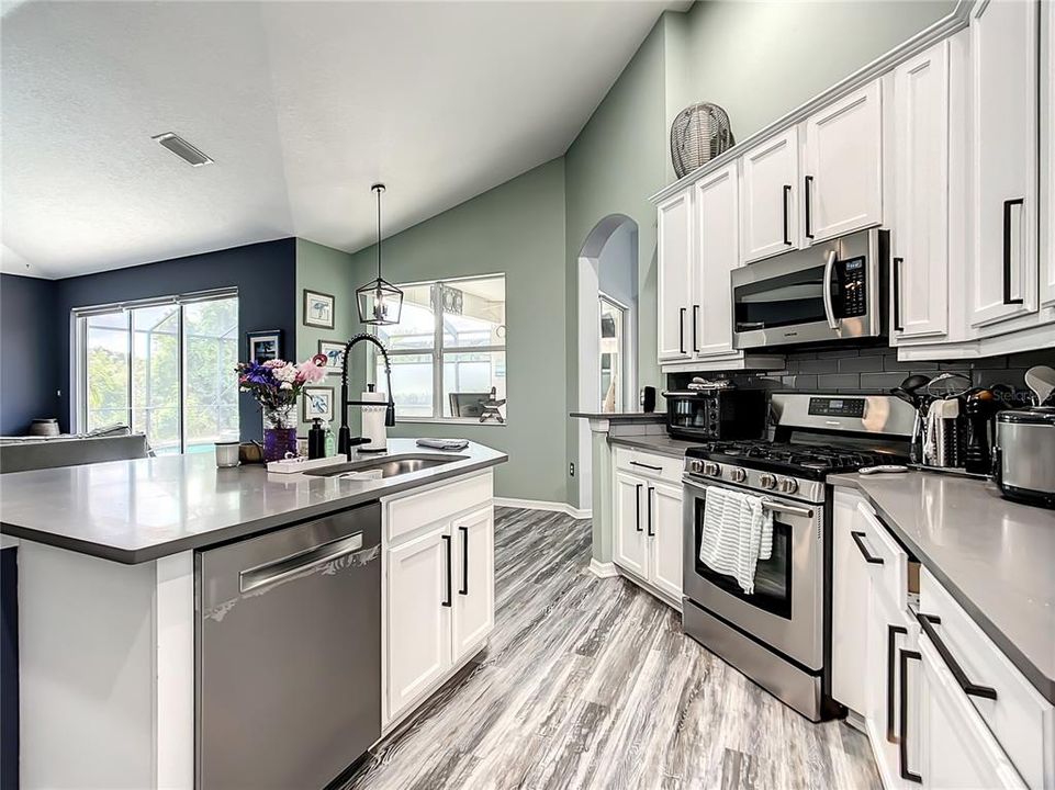 Kitchen to Breakfast Nook/Pool View