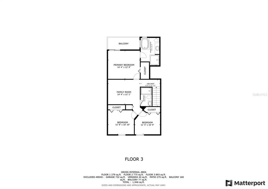 Floor 3 Floorplan