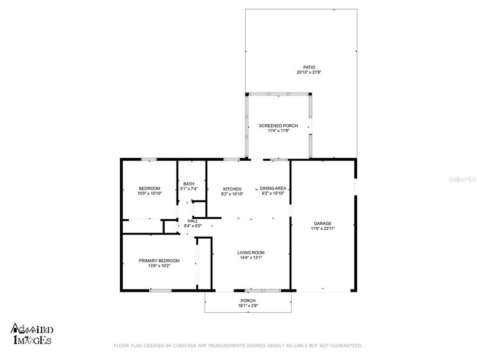 На продажу: $229,900 (2 спален, 1 ванн, 1000 Квадратных фут)