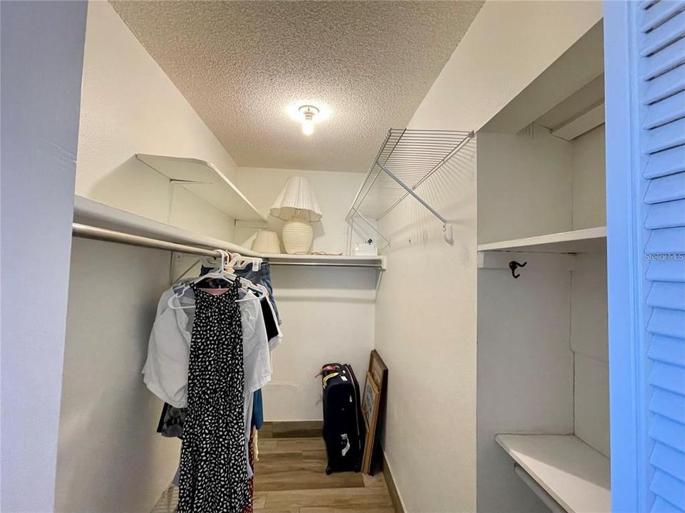 huge walk in closet