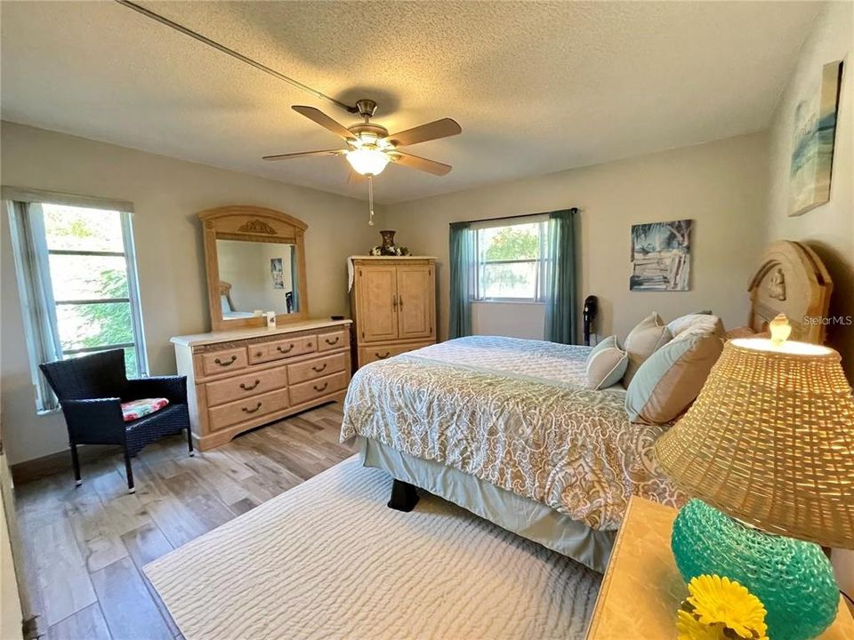 spacious guest bedroom