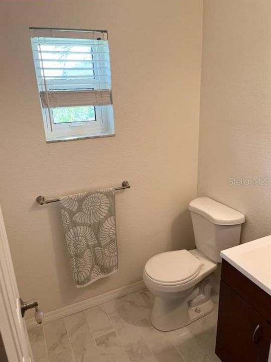 Half Bathroom in Guest Bedroom