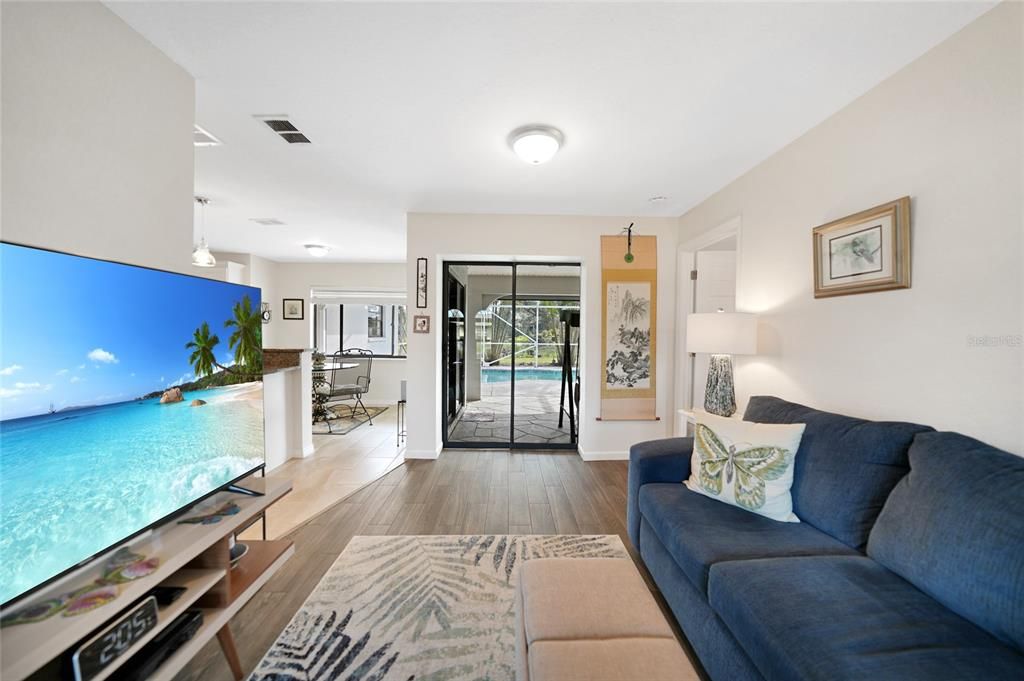 Living Room and Dining Area