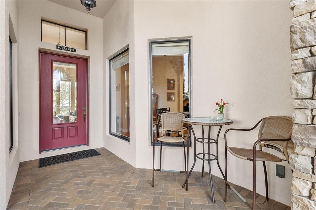 Cozy front porch gives additional outdoor living space!