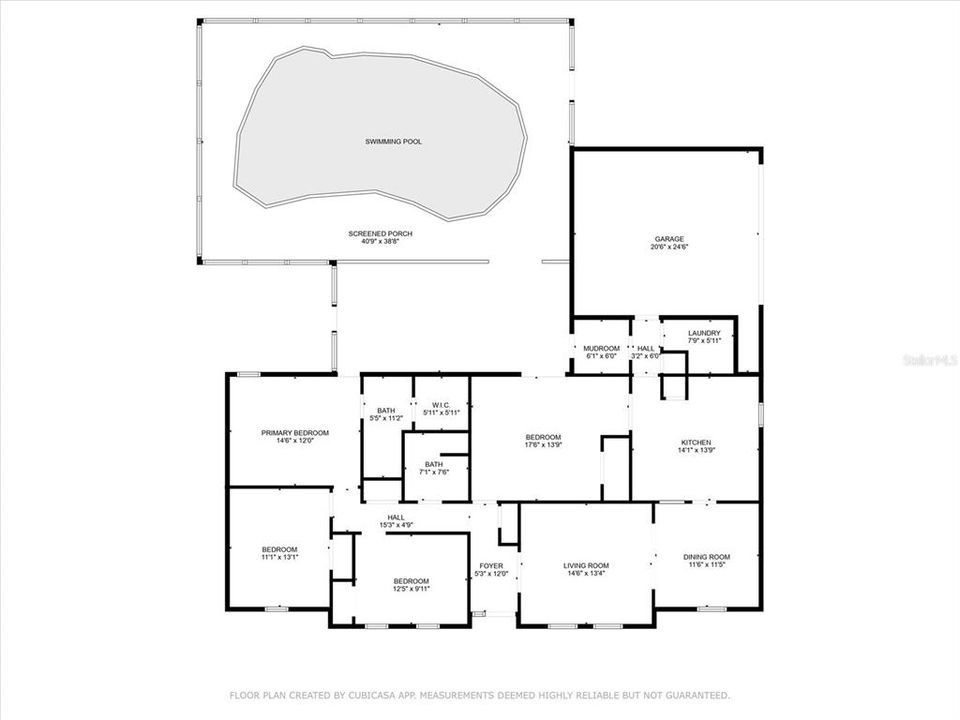 На продажу: $409,900 (4 спален, 2 ванн, 1667 Квадратных фут)