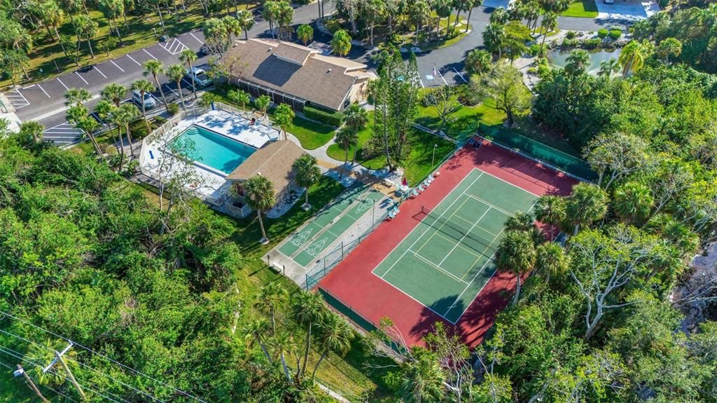 tennis and shuffleboard