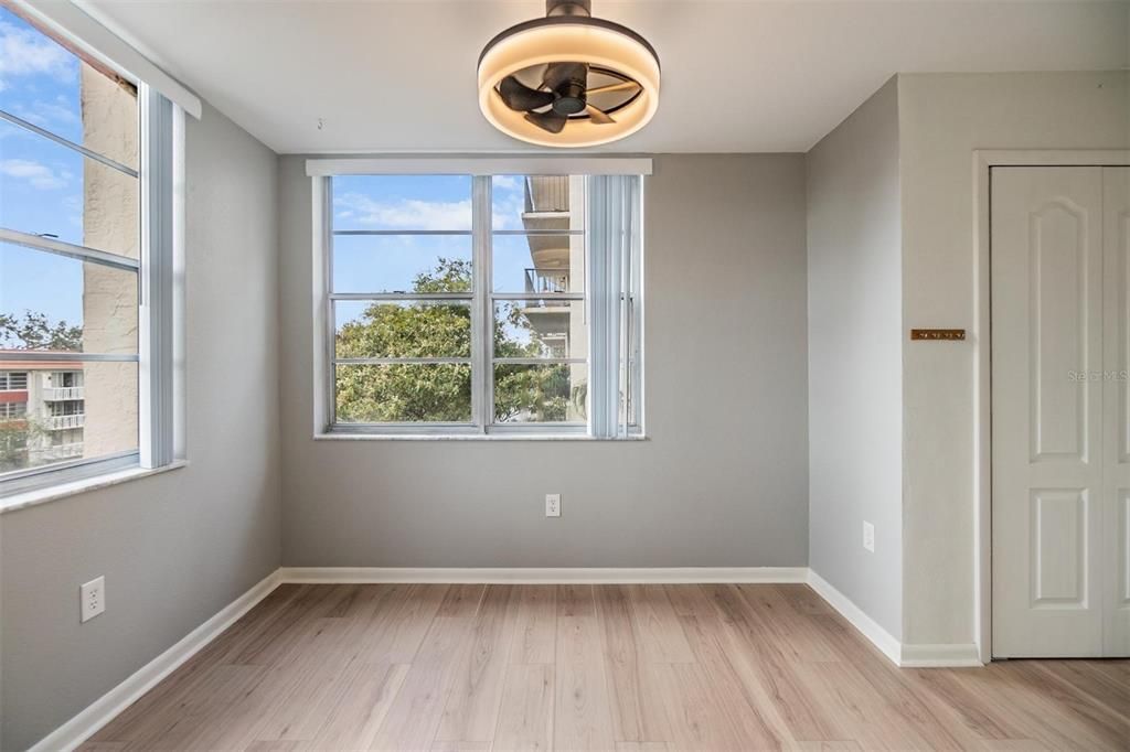 Breakfast nook off kitchen