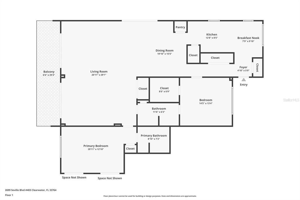 На продажу: $299,900 (2 спален, 2 ванн, 1670 Квадратных фут)