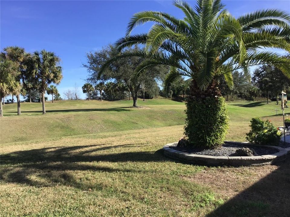 View of 4th fairway from lanai