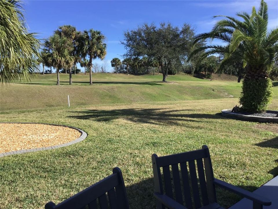 View of 4th fairway from lanai