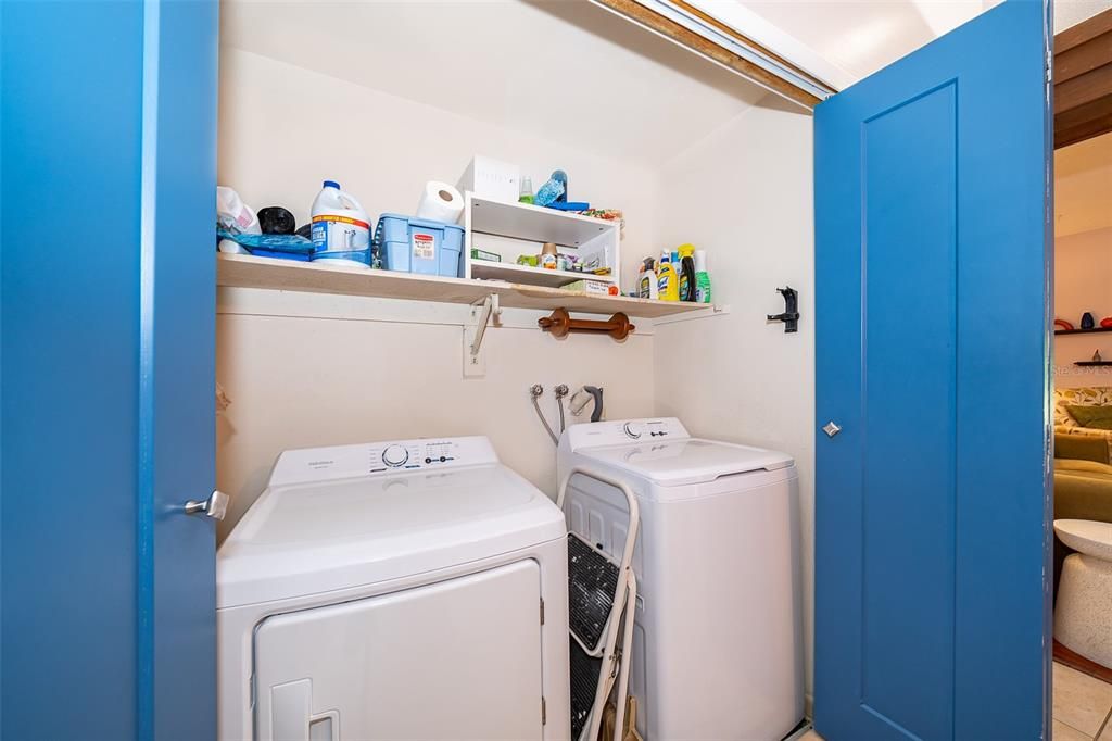 Unit 116 Laundry closet