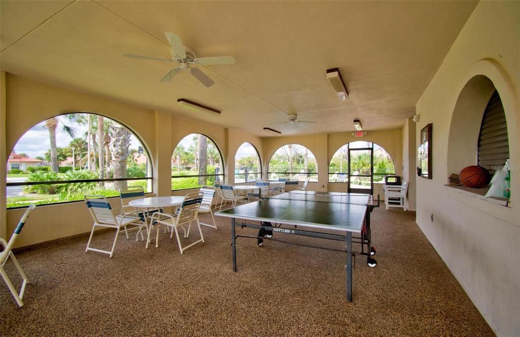 Kitchen and Restrooms Inside Pool House for Residents Use