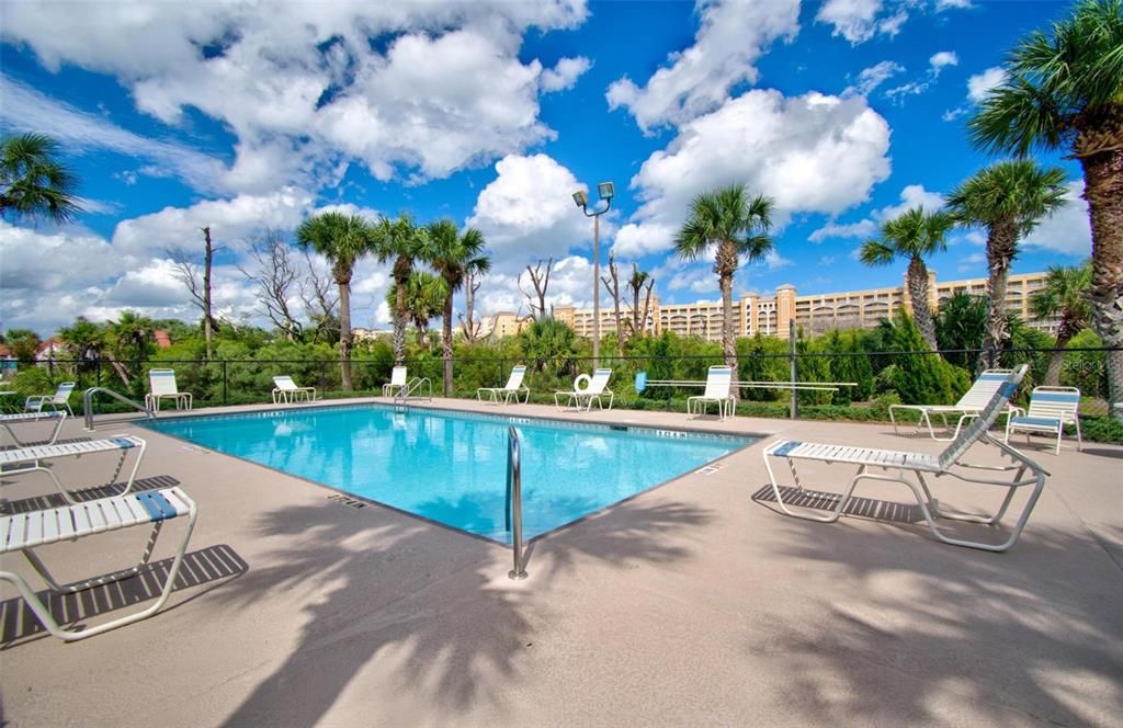 Pool View on West Side of A1A-Also Heated