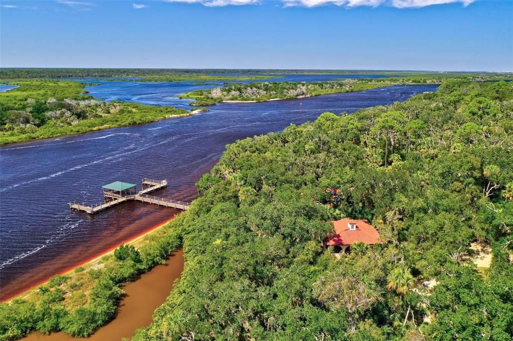 Large Natural Preserve Surrounding the Dock