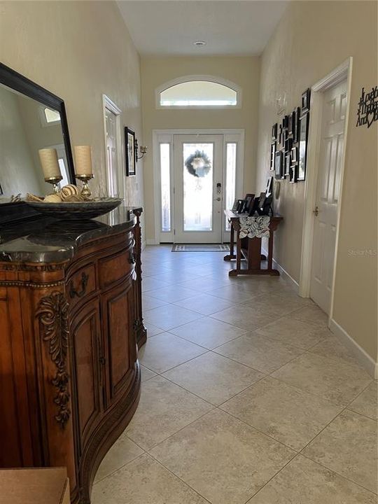 Longer View of Inside Entryway from Family Room