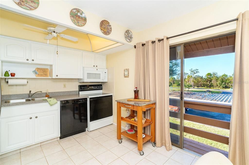 Kitchen and balcony