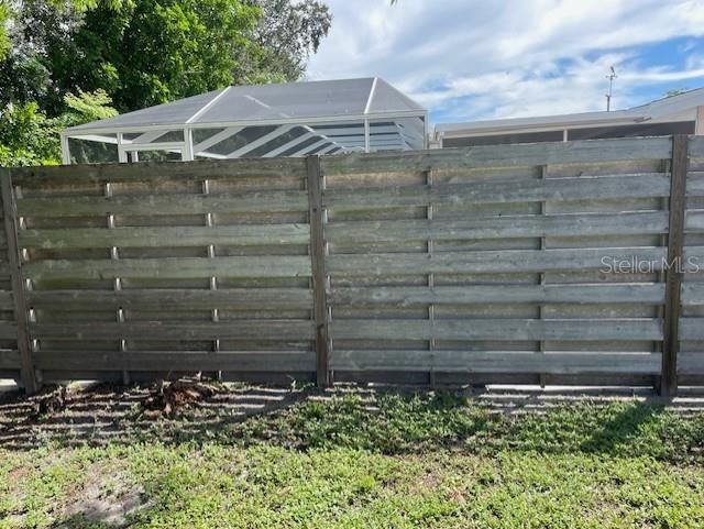 6ft rear complete fence with gate