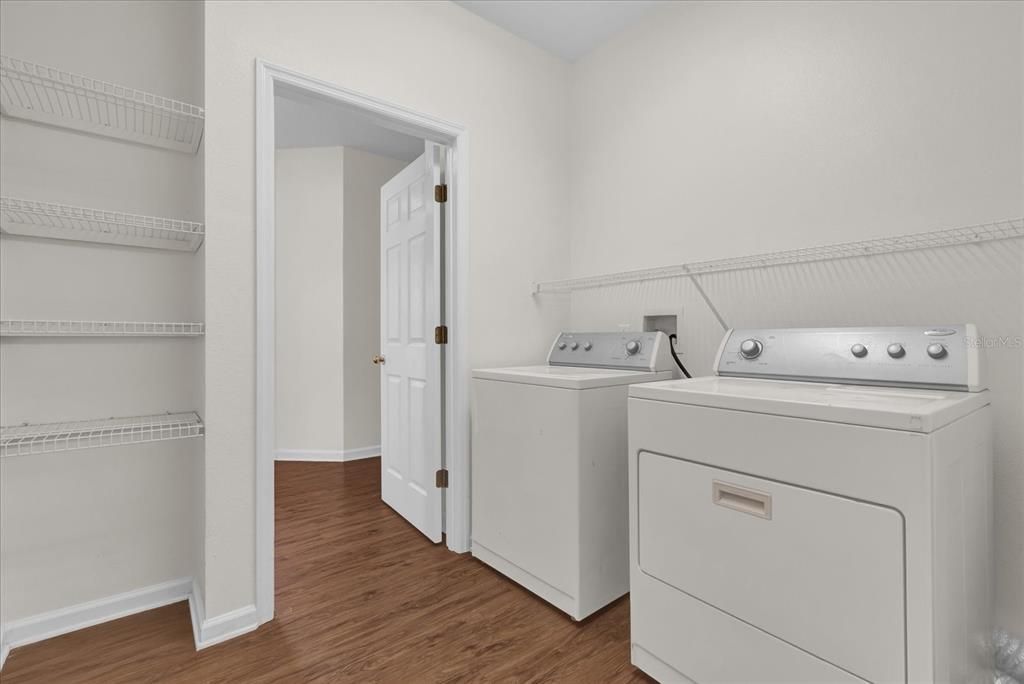 indoor laundry room