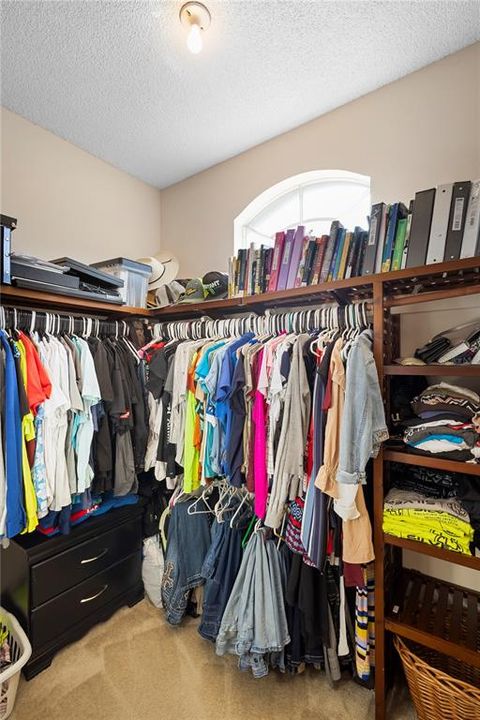 Primary walk-in closet