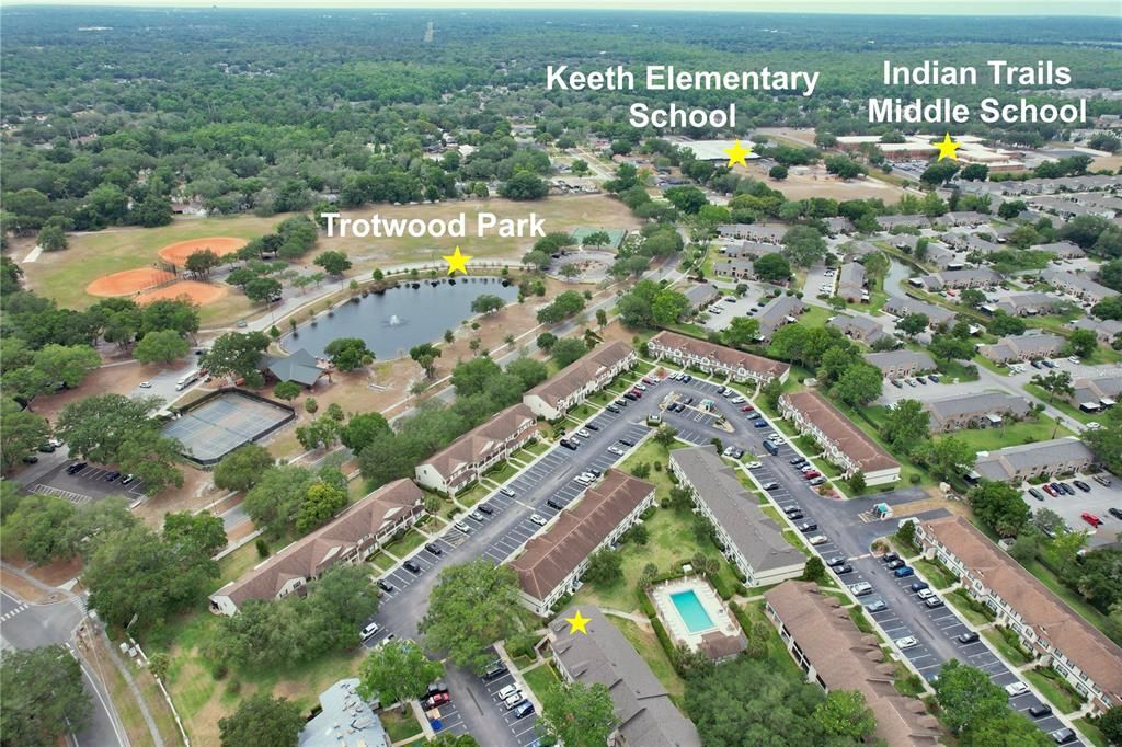 Aerial - Proximity to A-rated schools