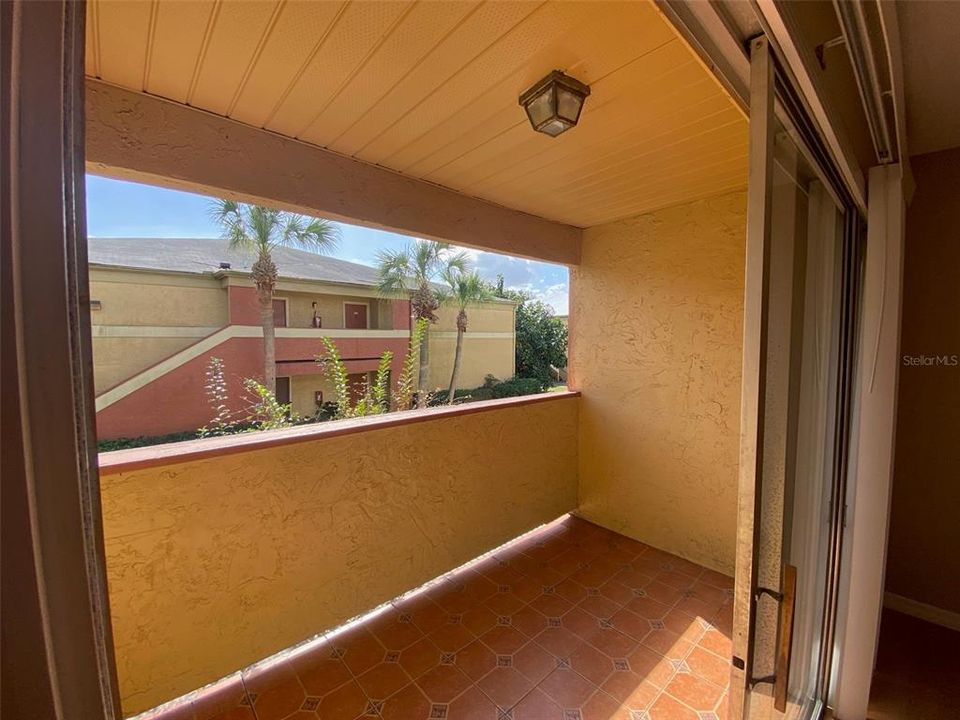 Patio from living room