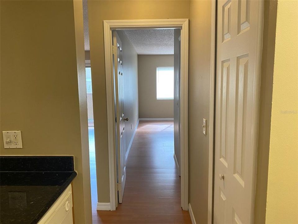 Pantry and entrance to Primary Bedroom