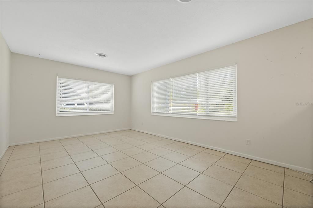 View from Living Room into Dining/Kitchen