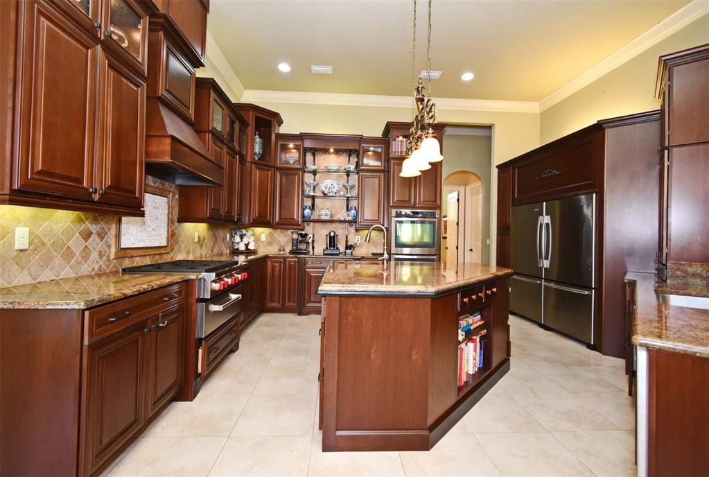 Kitchen View with Custom Cabinets