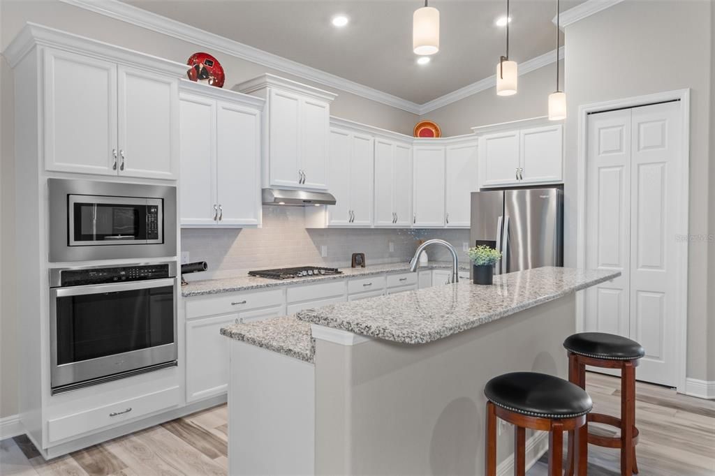 The chef in the family will appreciate the stylish and spacious kitchen.