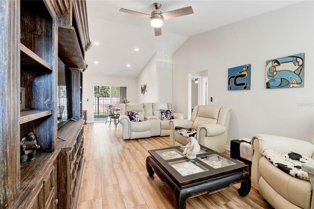 view of living room as you enter home