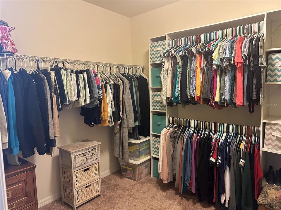 Master walkin closet