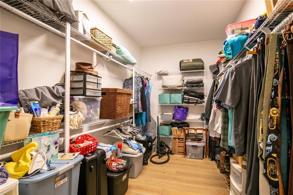 primary bedroom walk in closet