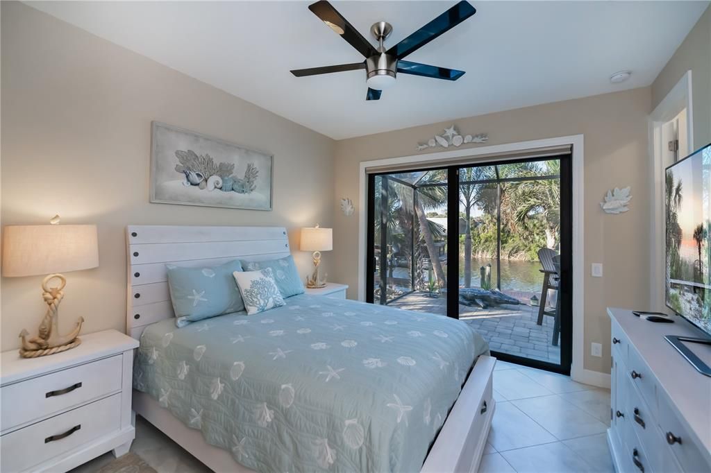 second ensuite bedroom with pool/patio access