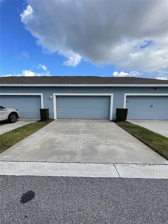 Double Car Garage with full size driveway