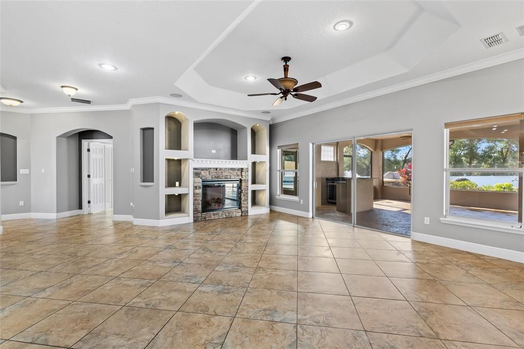 Living room from Kitchen View