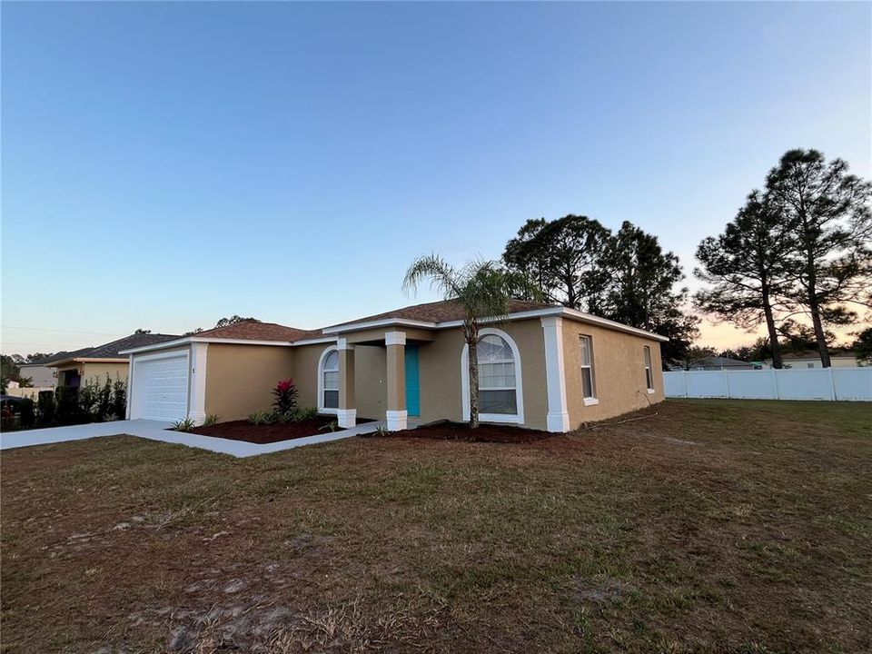 front and side of house