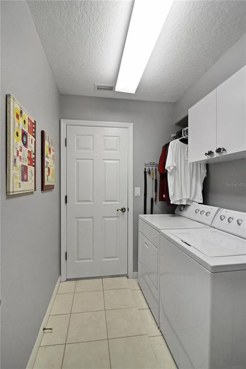 inside laundry room