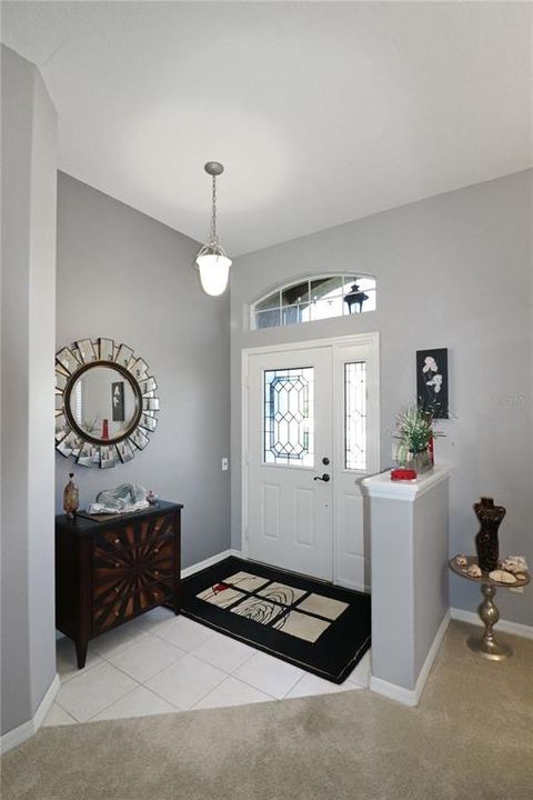 Tile foyer