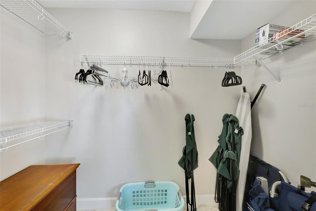 Walk in Closet in the Primary Bedroom