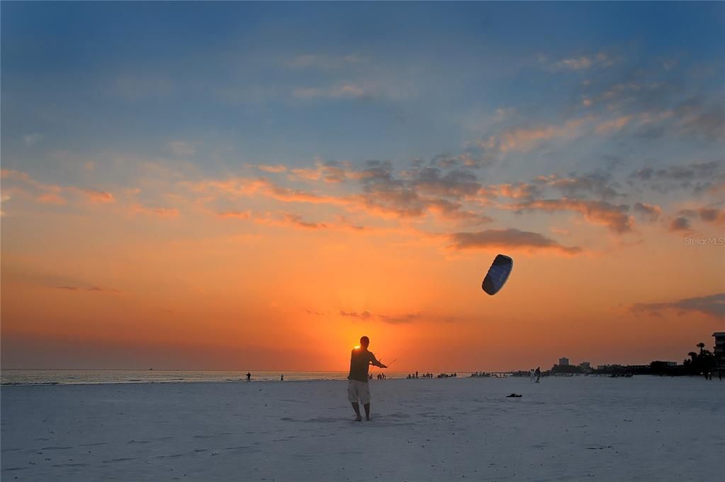 Sunset on the beach