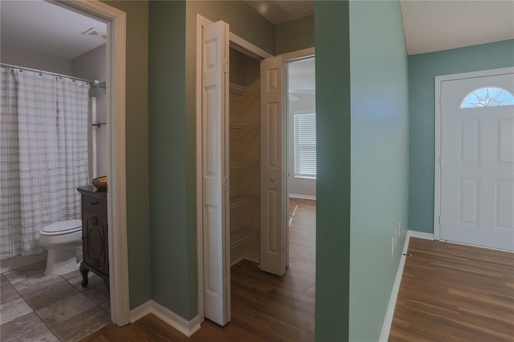 Hallway to 1st Bedroomand Linen Closet