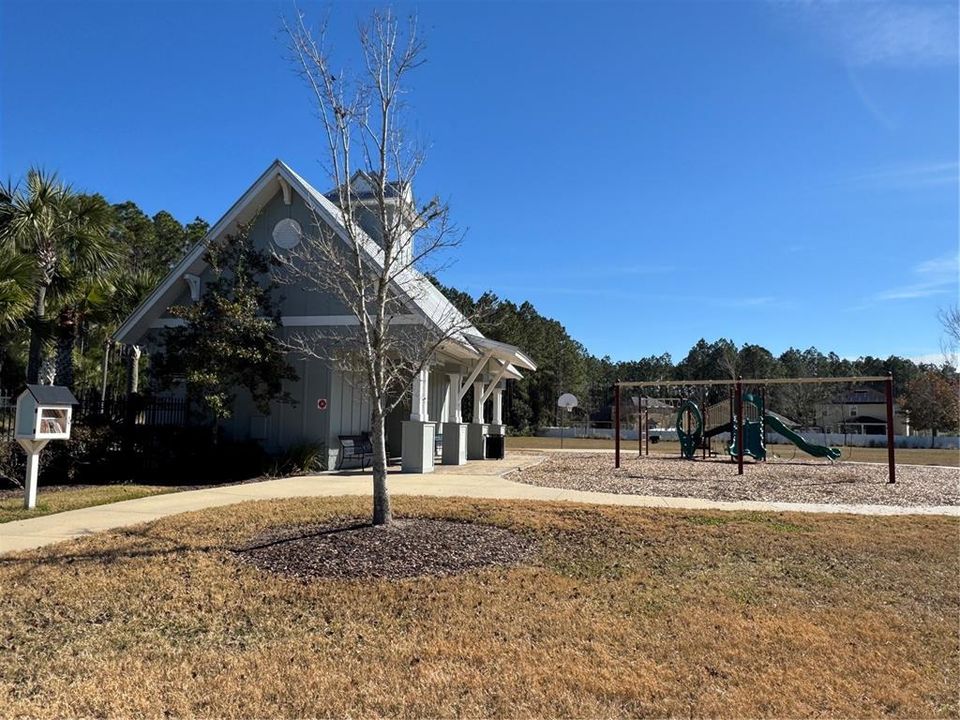 Rec building and play area