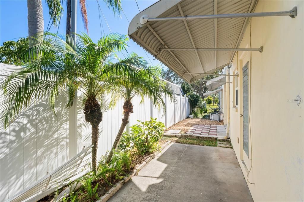 back patio area