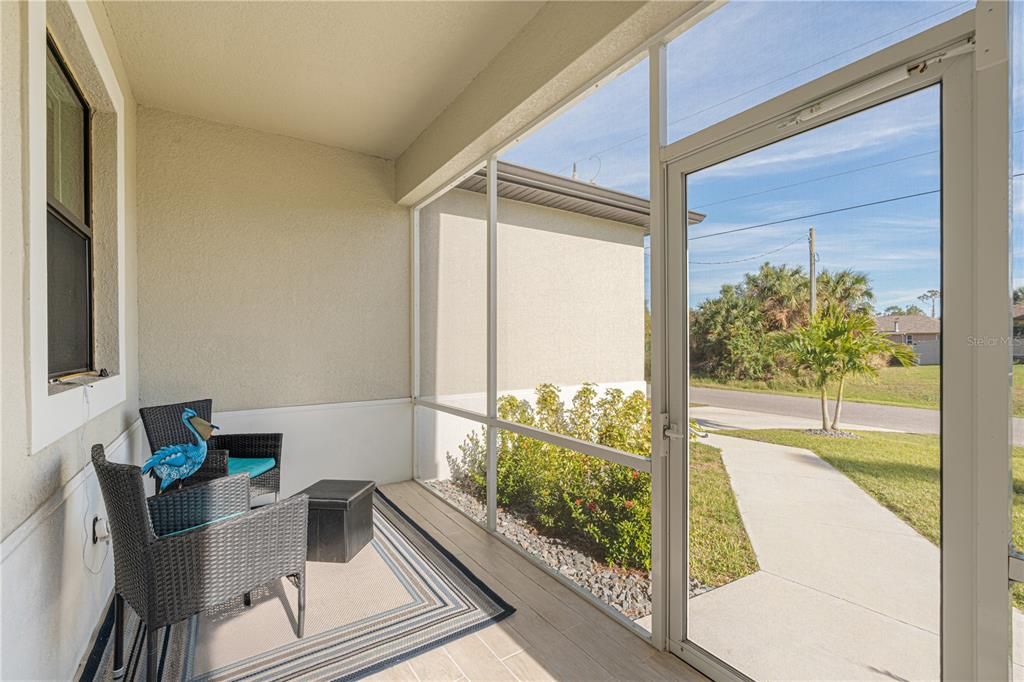 Screened Front Porch is an added bonus!