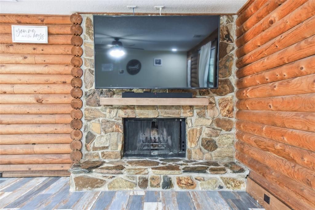 Wood Fireplace