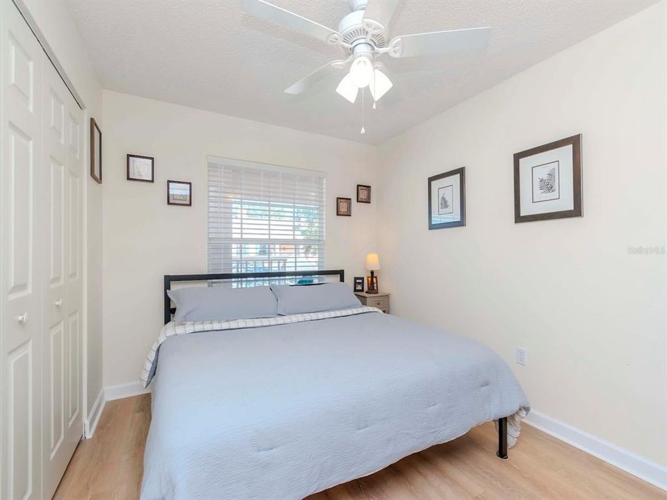 Guest bedroom at the front of the home