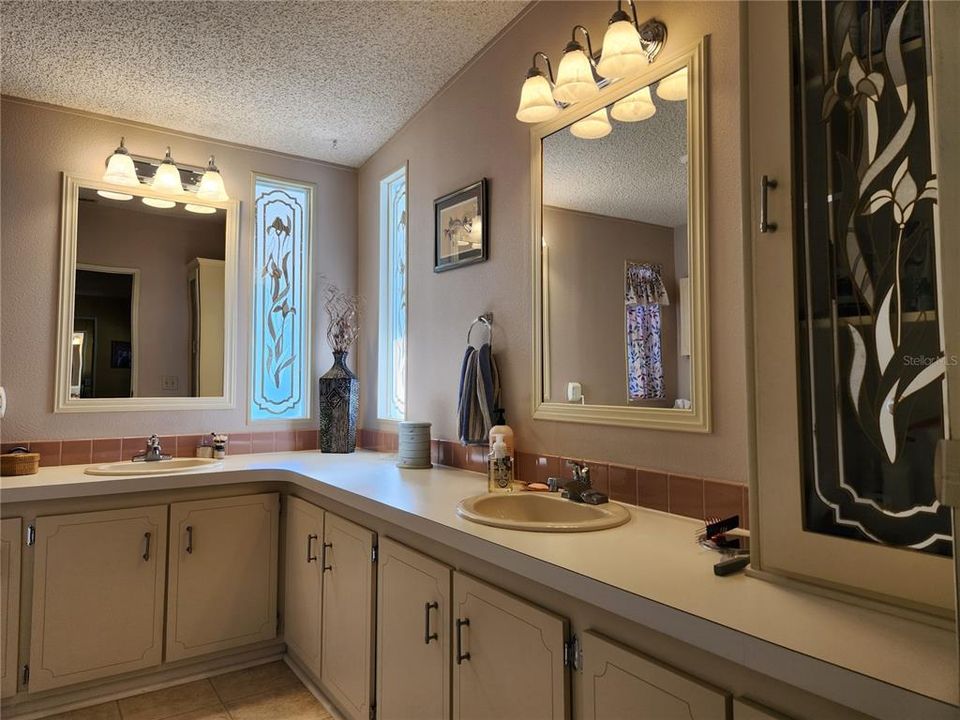 MASTER BATH WITHDOUBLE  SINKS & SHOWER