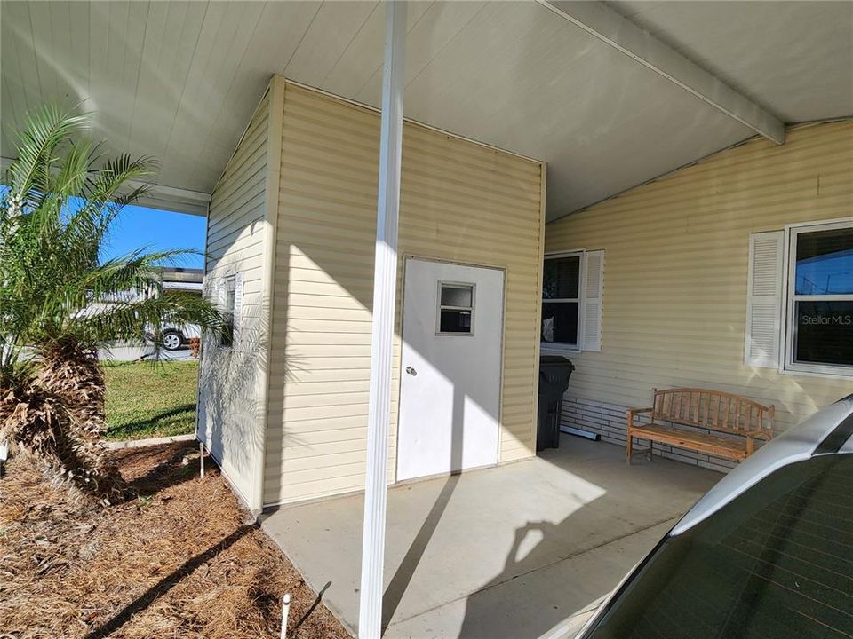 EXTERIOR STORAGE ROOM