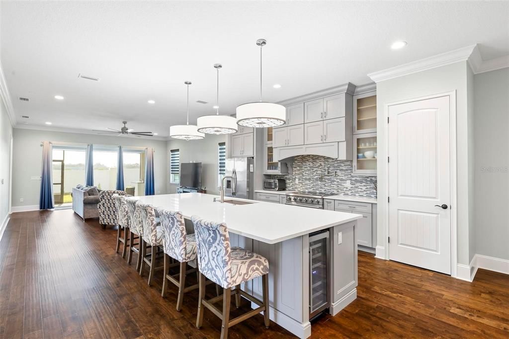 Kitchen and Family Room