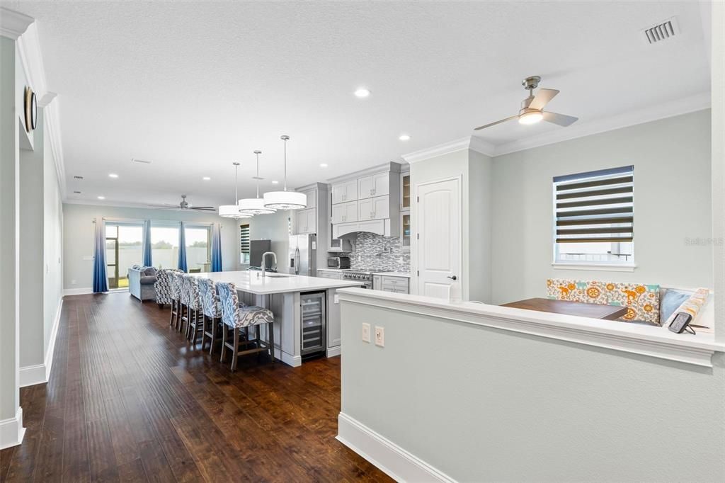 Kitchen and Family Room (Open Floor Plan)